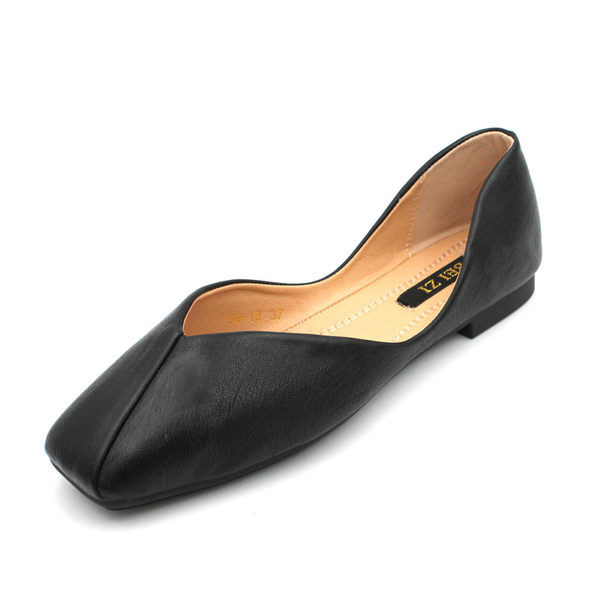 Jauns ādas sieviešu apavu modelis - tīrs modelis