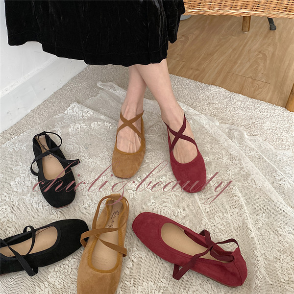 Sieviešu ikdienas zamšādas kurpes ar šņorēm