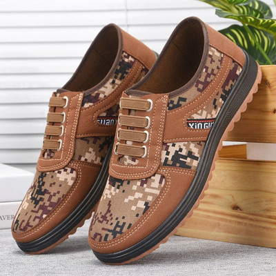 Vīriešu ikdienas apavi kamuflāžas modeļos