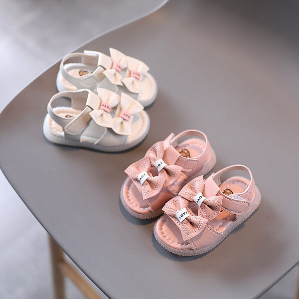Ikdienas bērnu sandales ar eko ādas lentēm meitenēm