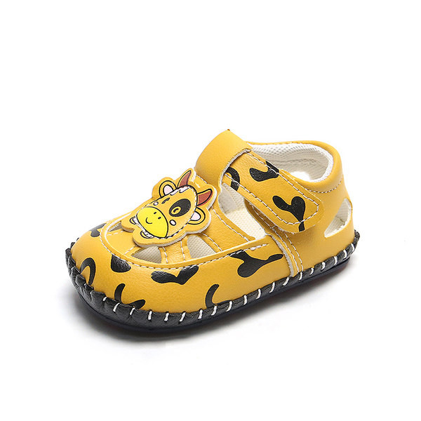 Bērnu ādas sandales ar velcro