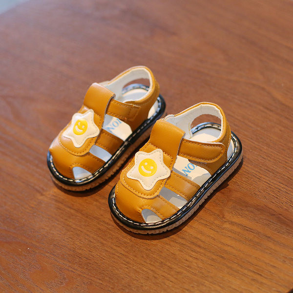 Bērnu sandales no eko ādas ar velcro trīs krāsās