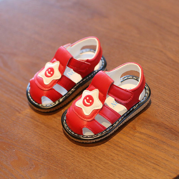 Bērnu sandales no eko ādas ar velcro trīs krāsās