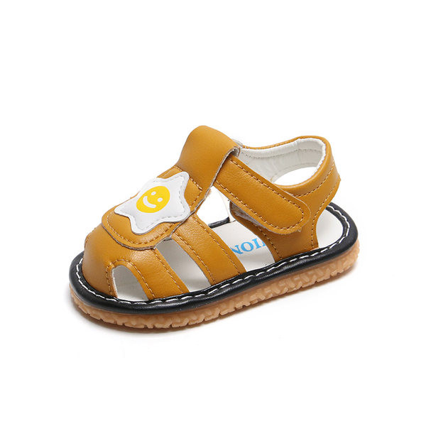 Bērnu sandales no eko ādas ar velcro trīs krāsās