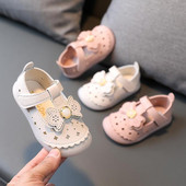 Pavasara mazuļu apavi ar lentes rotājumu