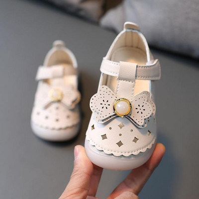 Pavasara mazuļu apavi ar lentes rotājumu