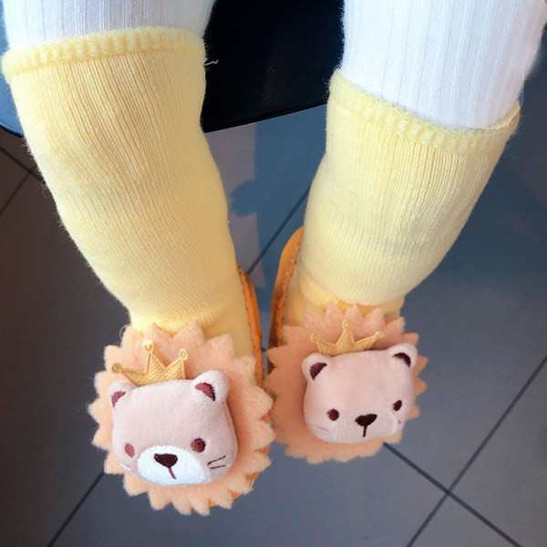 Бебешки буйки тип чорап с 3D декорация
