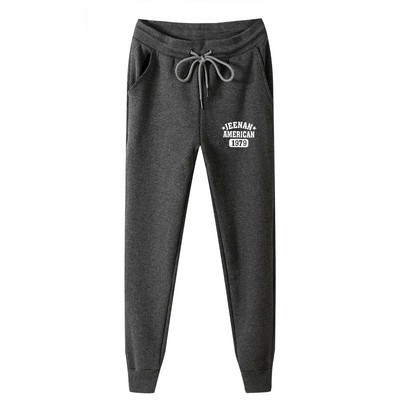 Pantaloni sport barbati model lung cu inscriptie