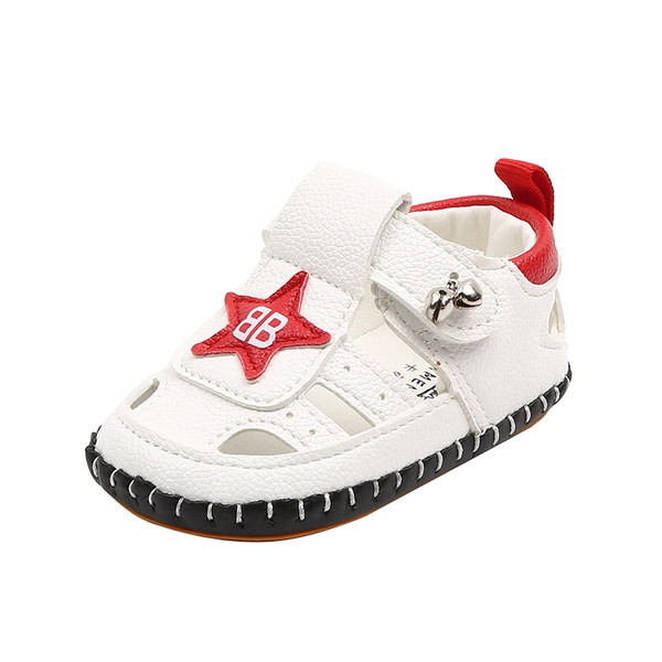 Pantofi pentru bebelusi cu talpa moale si broderie