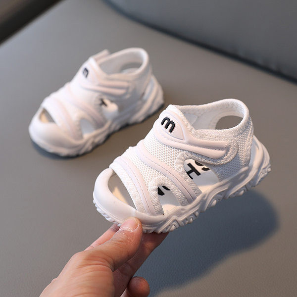 Bērnu sandales ar velcro un uzrakstu