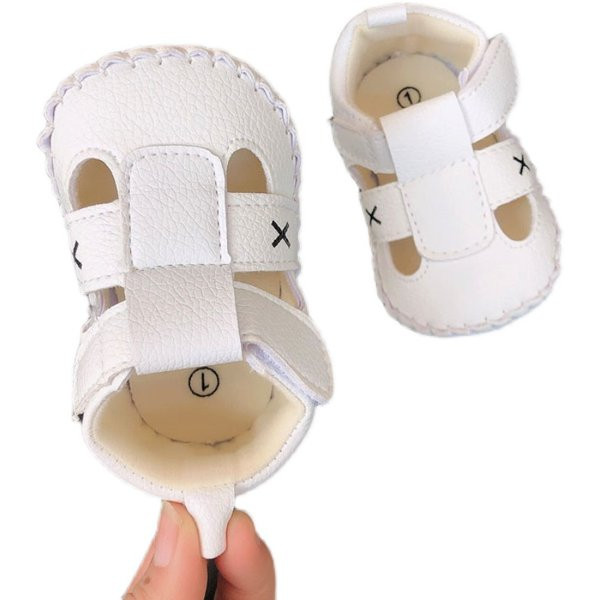 Sandale pentru bebelusi din piele ecologica cu talpa moale
