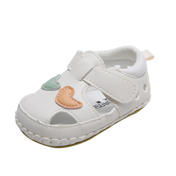 Bērnu ādas apavi ar uzlīmi trīs krāsās