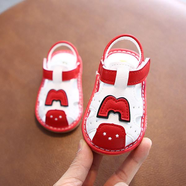 Sandale din piele pentru bebelusi cu velcro - pentru baieti