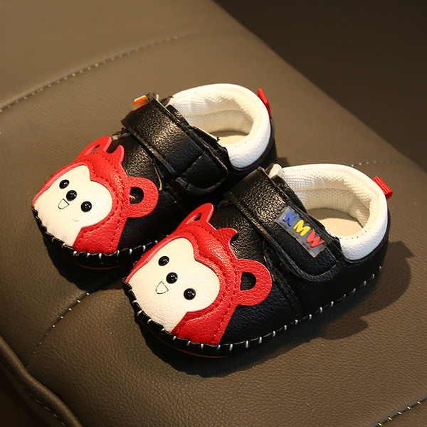 Pantofi pentru bebelusi cu velcro - piele ecologica