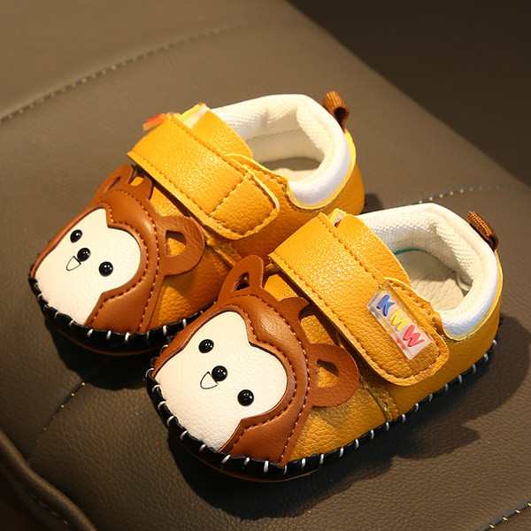 Pantofi pentru bebelusi cu velcro - piele ecologica