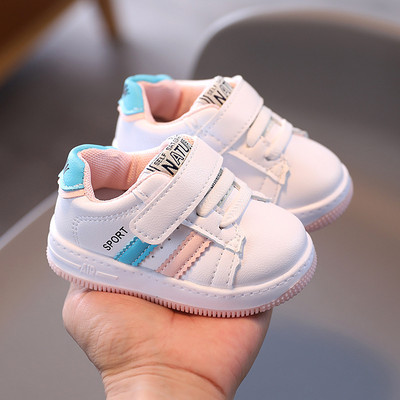 Bērnu ikdienas kedas ar velcro un uzrakstu