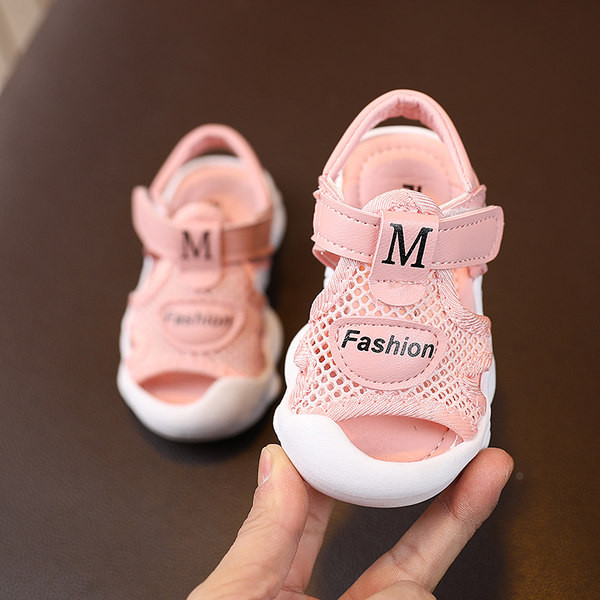 Elpojošas bērnu sandales ar uzlīmēm meitenēm un zēniem