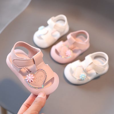 Модерни бебешки сандали с мека подметка за момичета