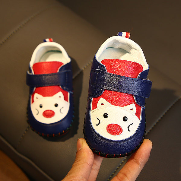 Zīdaiņu apavi no eko ādas ar velcro puišiem un meitenēm