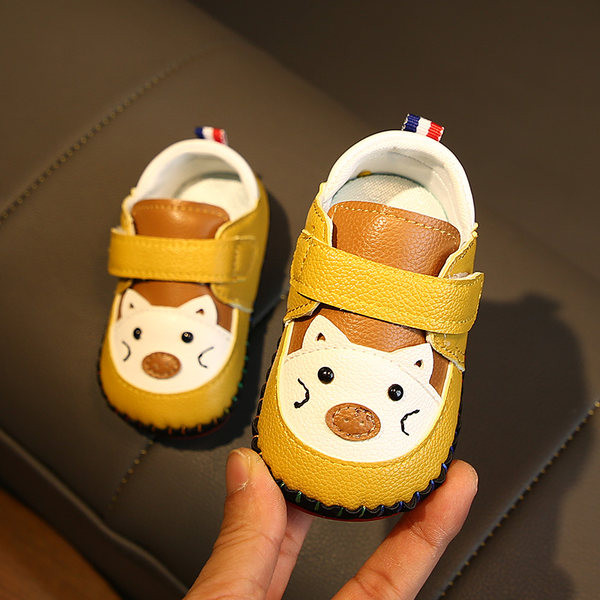 Zīdaiņu apavi no eko ādas ar velcro puišiem un meitenēm