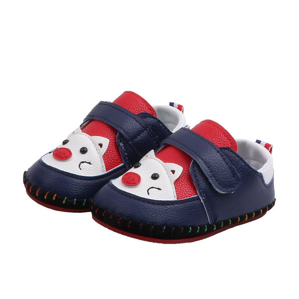 Zīdaiņu apavi no eko ādas ar velcro puišiem un meitenēm
