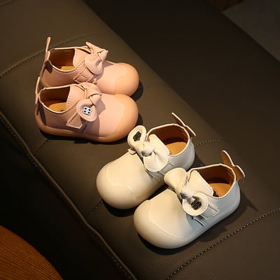 Бебешки неплъзгащи се обувки от еко кожа за момичета