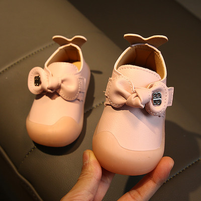 Бебешки неплъзгащи се обувки от еко кожа за момичета