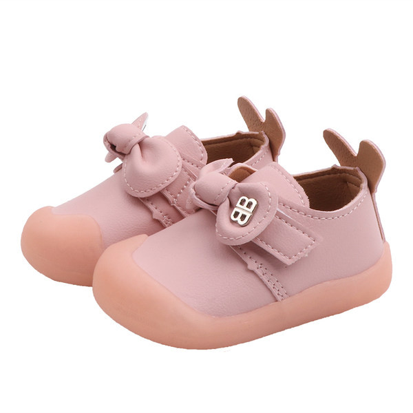 Бебешки неплъзгащи се обувки от еко кожа за момичета