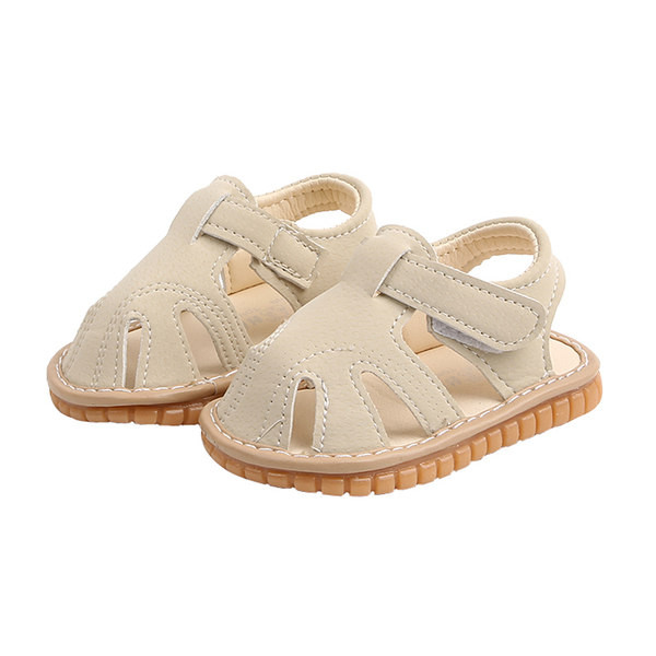 Бебешки кожени сандали с лепенка за момичета и момчета