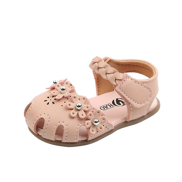 Mūsdienīgas bērnu sandales no eko ādas meitenēm - divu krāsu
