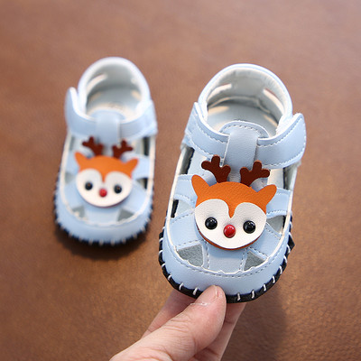 Бебешки сандали с велкро лепенка-от еко кожа