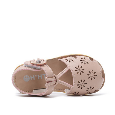 Ежедневни бебешки сандали от изкуствена кожа за момичета в няколко цвята