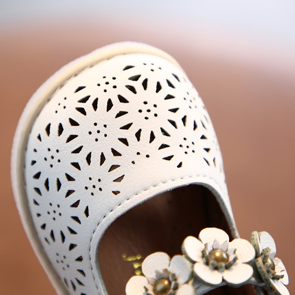 Zīdaiņu kurpes ar 3D ziediem meitenēm