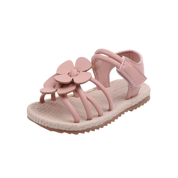 Ikdienas bērnu sandales no eko ādas ar 3D elementu