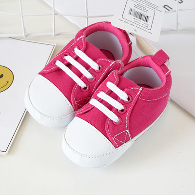 Zīdaiņu tekstila kedas ar mežģīnēm un mīkstu zoli