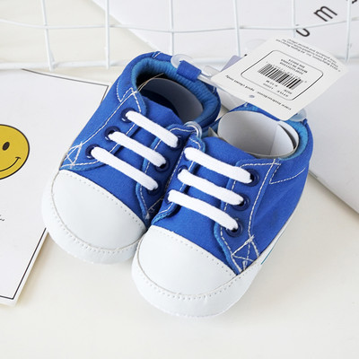 Zīdaiņu tekstila kedas ar mežģīnēm un mīkstu zoli