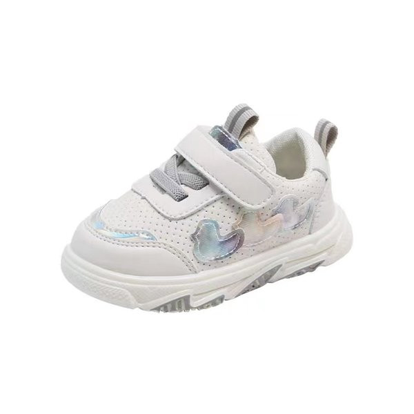 Bērnu ikdienas apavi ar ielāpiem un plakanu zoli