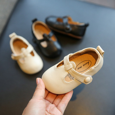 Пролетни бебешки сандали от еко кожа за момичета