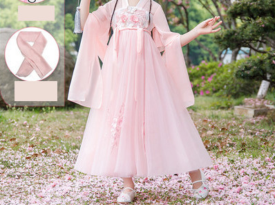 Stilīga bērnu kleita ar izšuvumu mežģīnēm un rāvējslēdzēju mugurpusē