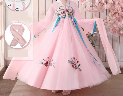 Stilīga bērnu kleita ar izšuvumu mežģīnēm un rāvējslēdzēju mugurpusē