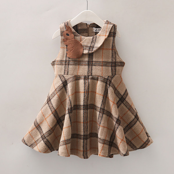 Vaikiška suknelė su petnešėlėmis mergaitėms - keli modeliai