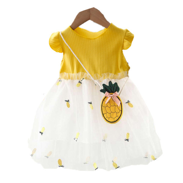 Rochie copii vara model nou cu decolteu oval + geanta