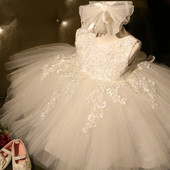 Rochie pentru copii model nou cu dantela si tul in mai multe culori