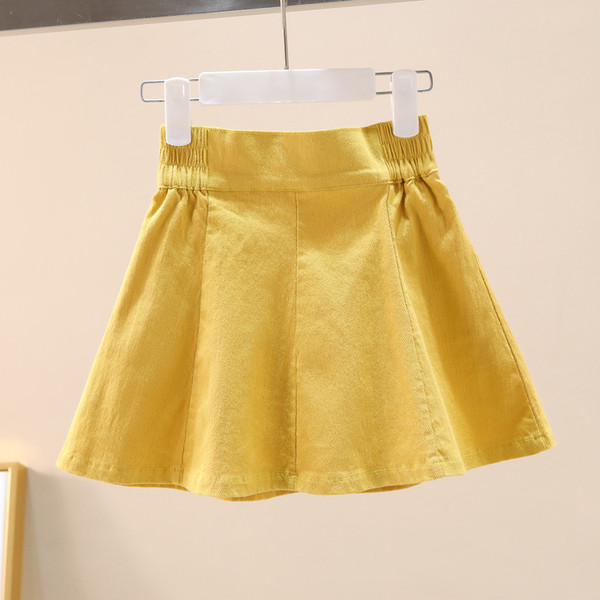 Παιδική φούστα με ελαστική μέση και κουμπιά