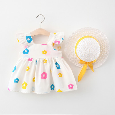 Moderna bērnu krāsaina kleita - vairāki modeļi