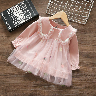 Νέο μοντέλο παιδικό φόρεμα με μακριά μανίκια για κορίτσια - διάφορα μοντέλα