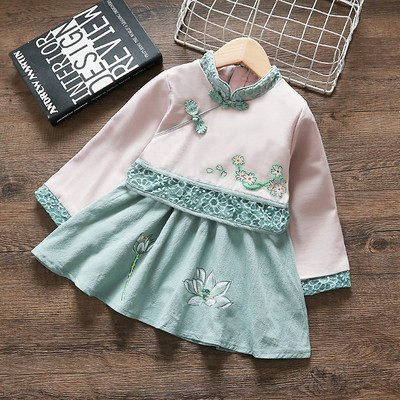 Νέο μοντέλο παιδικό φόρεμα με μακριά μανίκια για κορίτσια - διάφορα μοντέλα