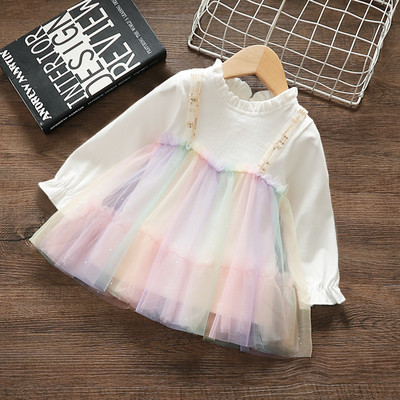 Νέο μοντέλο παιδικό φόρεμα με μακριά μανίκια για κορίτσια - διάφορα μοντέλα