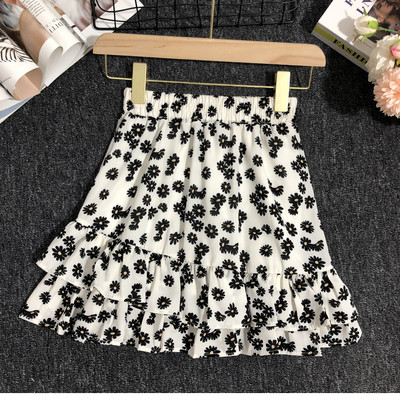 Πολύχρωμη παιδική φούστα με ψηλή μέση