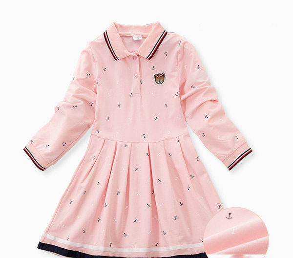 Rochie casual pentru copii cu broderie - mai multe modele